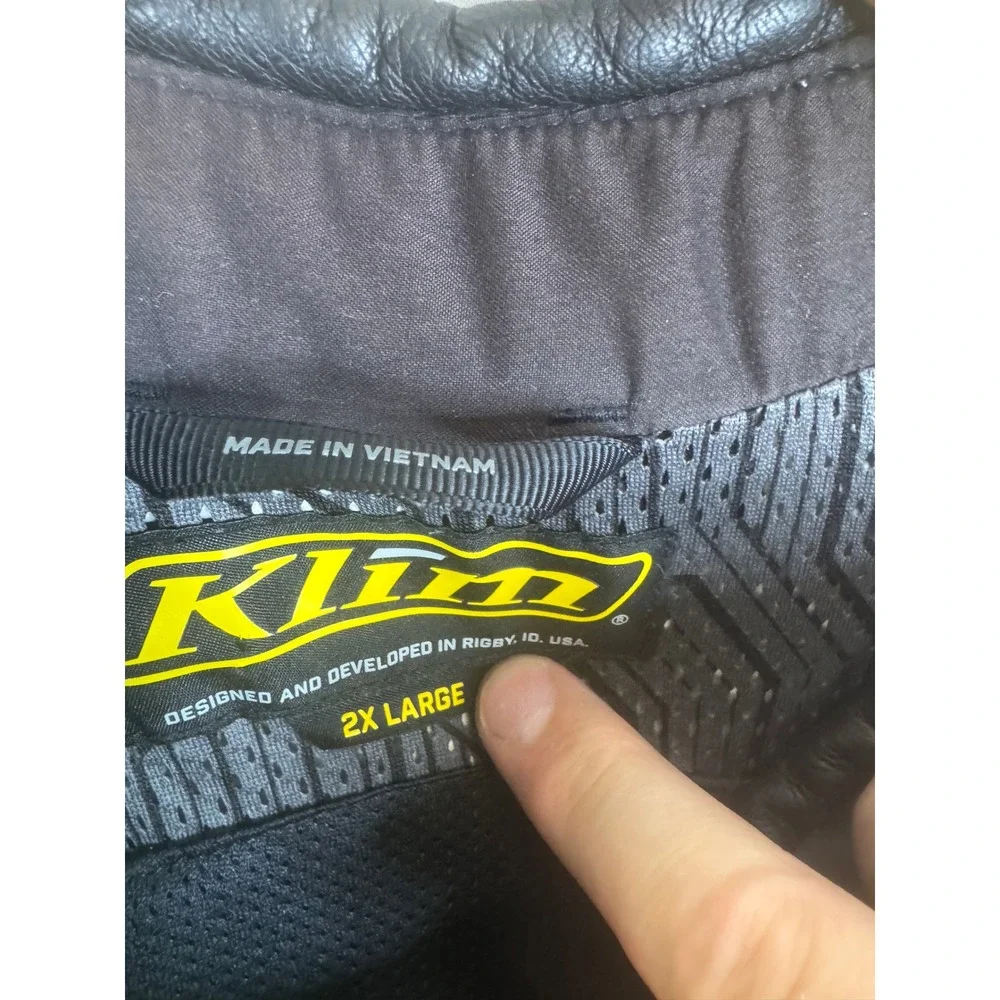 Klim Latitude Gore-Tex Motorcycle Jacket Hi-Vis Gray Neon Yellow 2XL 5146-003